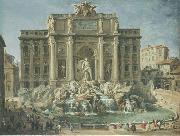 Giovanni Paolo Pannini Fountain of Trevi, Rome china oil painting artist